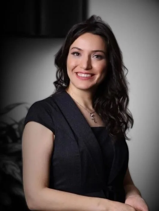 Dr. Havva Duru Ipek at her clinic in Sisli, Istanbul